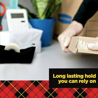 Scotch Transparent Tape, Clear Tape Engineered for Office and Home Use, 1 Inch Core 3/4 in x 1000 in, 3 Boxes (Pack of 2) - size: 3 Rolls (Pack of 2), style: 3 Rolls