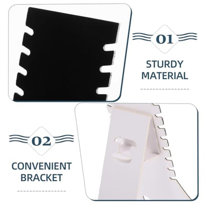 Sewroro Foldable Jewelry Display Stand Shoes Shaped Necklace Holder Organizer for Necklaces Bracelets Pendant Display Jewelry Store Photography Prop