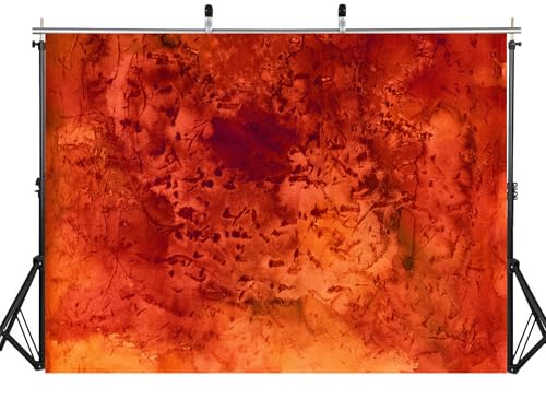 17x10ft Fabric Red Watercolor Texture Backdrop Abstract Art Surface Photography Background for Art Party Decor Home Wall Hanging Tapestry Photo Props - size: 17x10ft