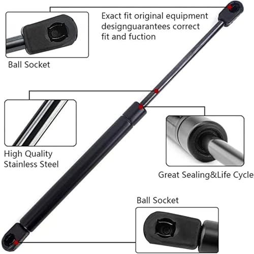 2 Pcs Car Rear Boot Gas Spring Struts for Mercedes-Benz C-Class Coupe (C204) 2011-2015 Trunk Gate Lift Prop Shocks Hydraulic Arm Rod Telescopic Arm Prop Damper Accessories