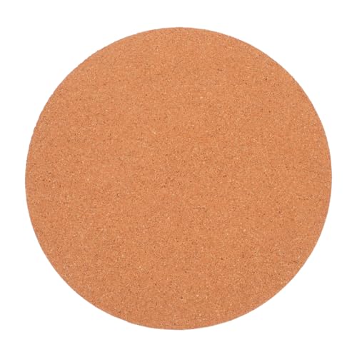 EXCEART Natural Cork Bulletin Board Set 12 Inch Round Self Adhesive Memo Surface for Office Wall Organization Photo Display and DIY Craft Projects