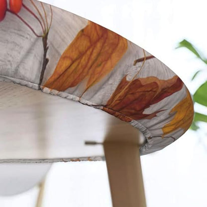 Wood Texture Background White Oval Tablecover Fitted with Elastic, Water Proof, Easy to Clean，Picnic, Party,Terrace, Flowers, Fits 48"x80" Oval Tables, Style68 - color: Wood Texture -17, size: 48" x 80" (Oval)
