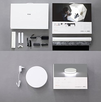 Foldio3 + 360 Studio Set (Photo lightbox Studio with 360 Photography Turntable Set / 25inch Photo Light Box / 10inch Bluetooth 360 Turntable Included | ORANGEMONKIE) - size: Foldio3 + 360 Studio Set
