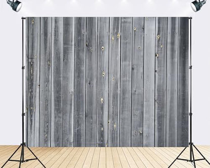 Trykid 5x5ft Gray Wood Plank Backdrop Weathered Neutral Tone Texture Photography Background Minimalist Rustic Gathering Tapestry Party Decoration Photo Studio Prop Fabric - size: 5x5ft