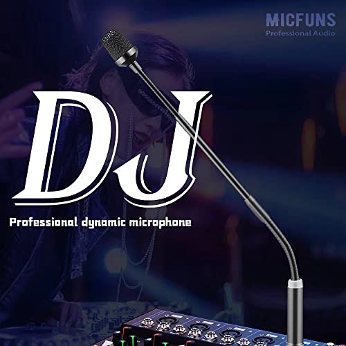 Professional Dynamic Microphone for DJ Mixer Dedicated Disc Shouting Microphone KTV Bar Gooseneck Mic