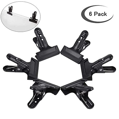 Backdrop Spring Clamps - 6 Pack of 4" Heavy Duty Clips for Photography Background Stands, Woodworking & Home Improvement Projects - size: 6 Packs