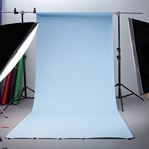Seamless Photography Photo Backdrop Background Paper Roll for Photoshoot 53 inches Wide x 16 feet Long, Lite Blue - color: Lite Blue, size: 53"x16'