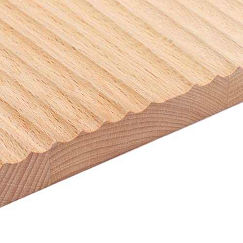 Wooden Bread Dessert Tray, Multifunction Ser Tray, Wood Geometric for Bread Cutting Board, Food Photography Background, T with (Ellipse)
