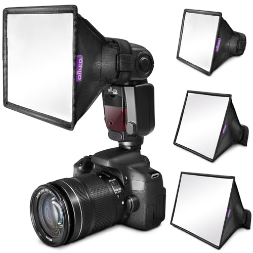 (3 Pack) Flash Diffuser Light Softbox by Altura Photo (Universal, Collapsible with Storage Pouch) for Canon, Yongnuo and Nikon Speedlight - size: 6x5", 9x7", 11x8"