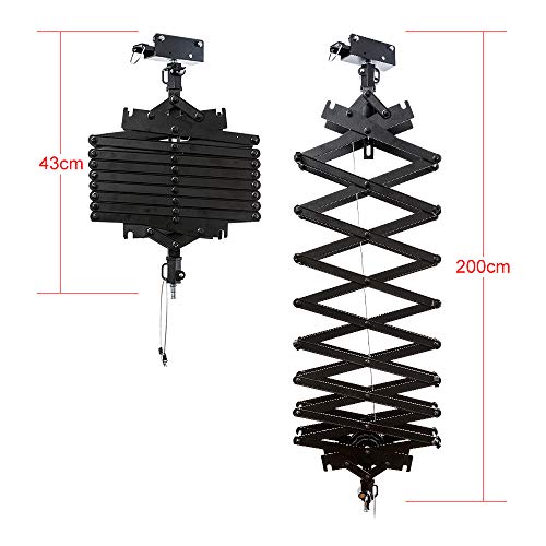 2M Pantograph for Studio Ceiling Rail System Ceiling Mounting Rail System Accessories(Pantograph) - size: Pantograph