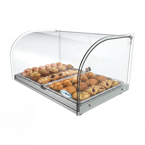KoolMore DC-1C Bakery Display Case, 0.88 Cu. Ft - 1 Shelves, Clear - size: 22 in. - 1 Shelf
