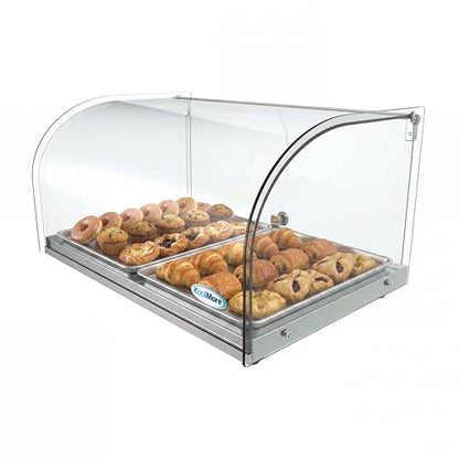 KoolMore DC-1C Bakery Display Case, 0.88 Cu. Ft - 1 Shelves, Clear - size: 22 in. - 1 Shelf