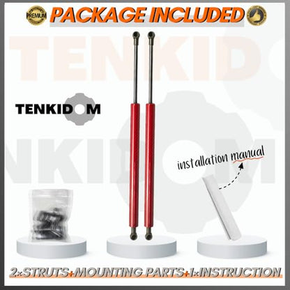 Hood Lift Supports Compatible with Toyota Mark X GRX120 GRX122 Sedan 2004-2009 Front Bonnet Gas Struts Dampers Springs Replacement Arm Shocks Props 2 Pieces