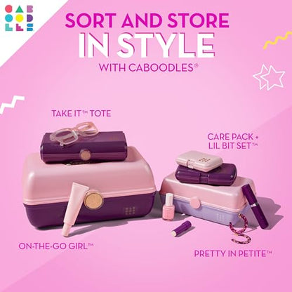 Caboodles Twilight Disco - On-the-go Girl Costmetic Organizer Make-up & Accessory Carry Case, Pink Sparkle - color: Pink Sparkle