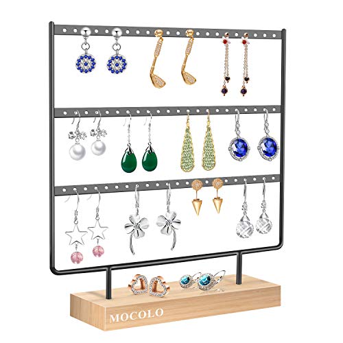 Mocolo Earring Organizer Stand, Earring Display Stand, Earring Holder for Hanging Earrings