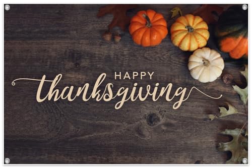 Happy Thanksgiving Banners 8x6ft Polyester Fall Autumn Harvest Backdrop Vintage Wood Board Pumpkin Farmhouse Photography Background Fall Birthday Party Decorations Photo Props - color: black, size: 8X6FT-Polyester