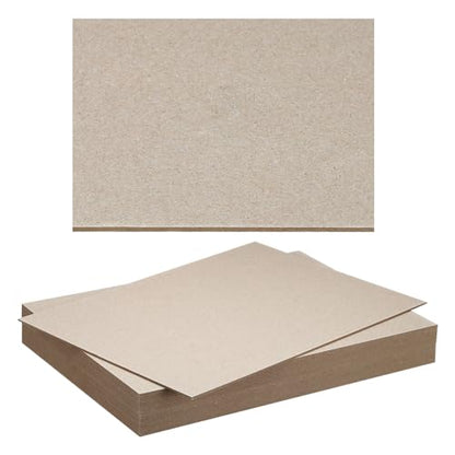PATIKIL 12x8x0.08" Chipboard Sheets, 20Pcs 80PT Thick Book Board Binders Board Sturdy Bookbinding Supplies for Book Binding Cover, Gray - color: Gray, size: 12x8x0.08"