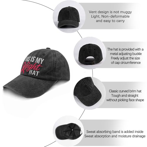 INVULNERABLE Funny Trucker Hat Embroidered Hat Baseball Cap Hats Men Funny Hats Women - color: 1
