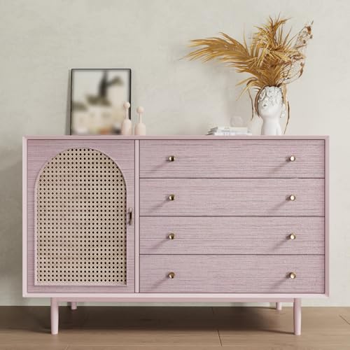 CRE8TIVE Pale Pink Grasscloth Wallpaper Textured Grasscloth Peel and Stick Wallpaper Faux Grass Cloth Contact Paper Self Adhesive Fabric Linen Removable Wall Paper for Girls Bedroom Dressers 12"x80" - color: Pale Pink, size: 12" x 80"