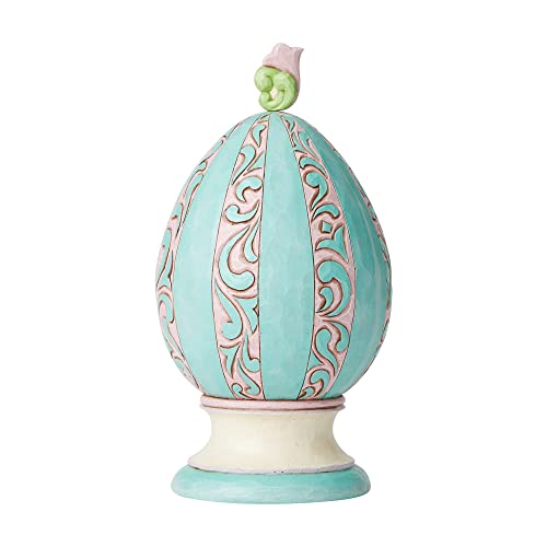 Jim Shore Strolling Through Spring Easter Egg with Rotating Scene 6003625 New