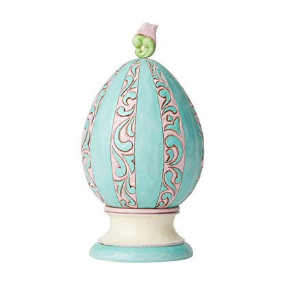 Jim Shore Strolling Through Spring Easter Egg with Rotating Scene 6003625 New