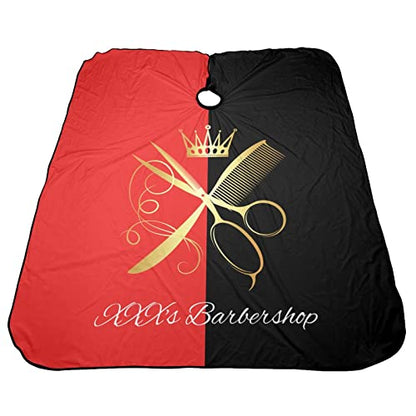 Custom Waterproof Barber Cape Personalized Text Barber Shop Salon Cape for Men Customized Hair Cutting Cape - color: Barber2