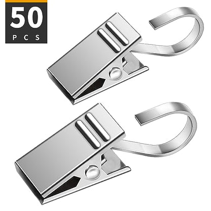 ShangTianFeng Hooks 50pcs Awning - color: Silver, size: 50 PCS