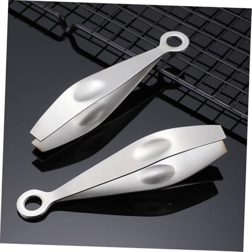 Hemobllo Stainless Steel Fish Bone Tweezers Precision Tweezers Tool for Removing Fish Bones Portable Seafood Styling Utensil for Cooking and Food Preparation