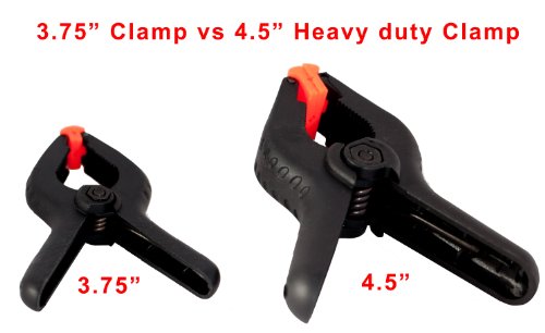 Heavy Duty Muslin Clamps 4 1/2 inch 6 Pack