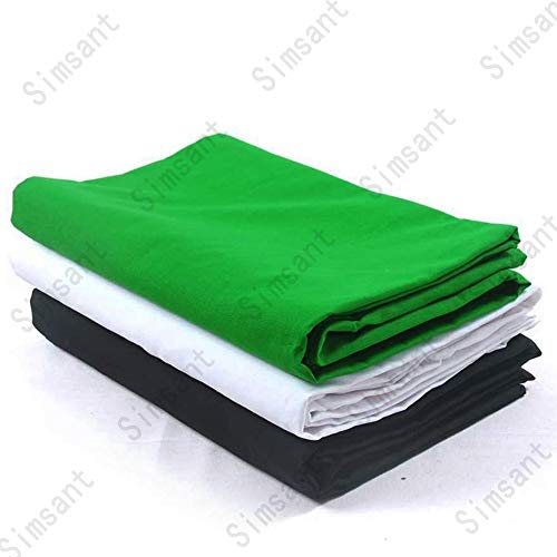 6x9ft Black Screen Background Party Backdrop Screen for Video Photography Television Background Only Back Drops High Density Polyester Fabric Cloth Pure Black Backdrop Curtain Screen Streaming Live - color: Black, size: 6 x 9 ft