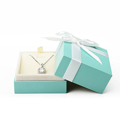Oirlv Velvet Pendant Necklace Gift Box Long Chain Display Case - size: Necklace/Pendant Box