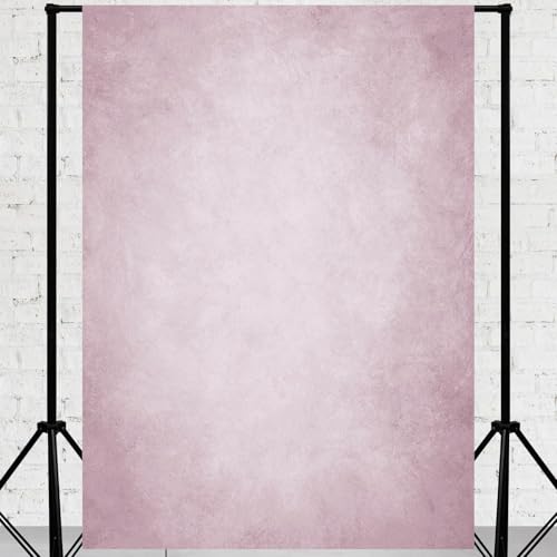 Mocsicka Pink Photo Backdrop Pink Texture Photography Backdrop Vintage Headshot Portrait Background for Photography Photo Booth Props - color: Pink, size: 6.5x10ft