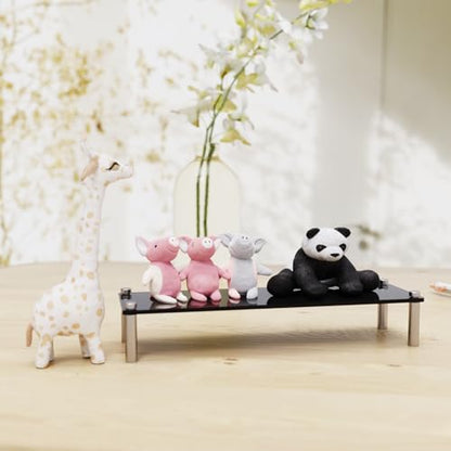Acrylic Display Riser Stand - Clear Organizer for Perfume, Cupcakes, Figures, Desserts, and Party Decoration - size: 1-Tier
