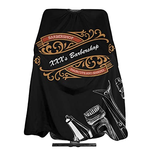 Custom Barber Cape Hairdresser Cape, Personalized Salon Cape for Men, Customized Hair Cutting Cape for Home Salon Barbershop - color: Barber Cuts5