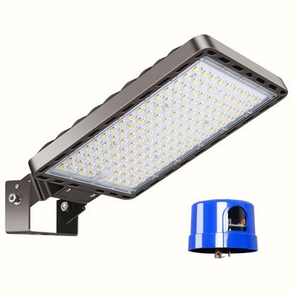 350W LED Parking Lot Light 52500LM Dusk to Dawn 5000K Led Flood Light Outdoor Area Commercial Security Trunnion Mount IP65 Waterproof 100-277V - size: 350W Trunnion Mount