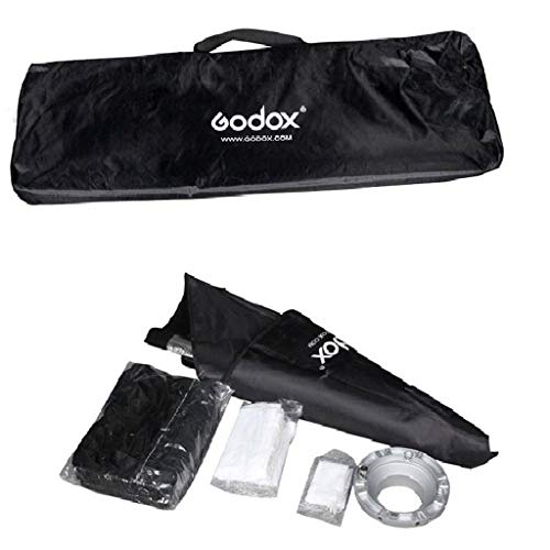 Godox SB-FW Strip Softbox 35x160cm Strip Light Modifier Honeycomb Grid Studio Lighting Photography S-Fit Mount Speed Ring Diffuser stripbox Flash Modifier Strobe Light Photography Portrait Photo