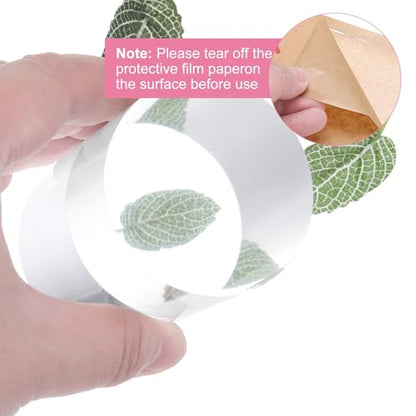 uxcell Acrylic Cylinder Display Blocks, 60 x 80 mm/2.4" x 3.1" Clear Jewelry Display Base Polished Cube Riser Stand Display Holder Base for Ring Jewelry Cosmetics Crafts - size: 60 x 80mm