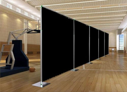 Adjustable Heavy Duty Portable 10FT X 50FT Pipe and Drape Backdrop Kit Quick Set Up Easy for Wedding&Party&Event&Photography&Show&Display (No Drape), But Not for Flower Walls/TVs/Heavy Items - size: 10FT x 50FT & No Drape