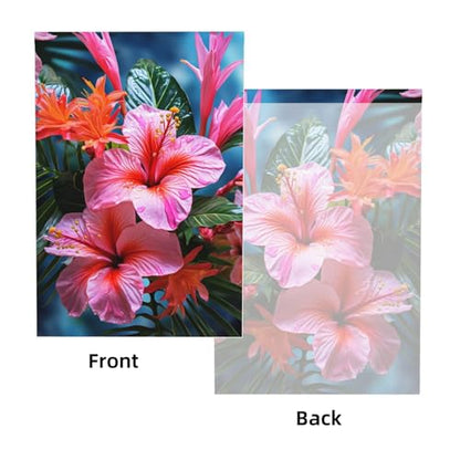 Tropical Plant Flower Backdrop Background for Photography 5x7ft Photobooth Professional Photo Backdrop Curtains Video Photography Studio Photo Backgrounds Banner Booth Background Screen Parties - color: Tropical Plant Flower