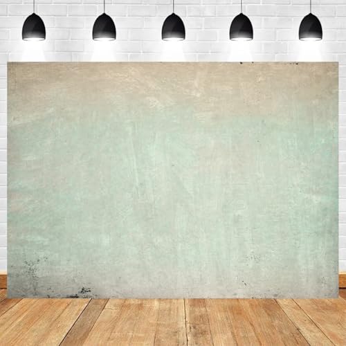 5x3ft Vintage Photography Backdrop Pastel Mint Green and Beige Gradient Distressed Neutral Aesthetic Background for Studio Portraits Content Creator Shoots Boho Minimalist Style Banner - color: color 22, size: 5x3ft