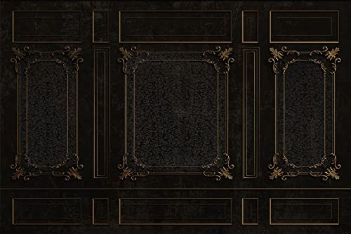 Kate 10×6.5ft Black Vintage Backdrop Photography Interior Abstract Background Photo Studio Props for Photographer Pictures Video - size: 10×6.5ft