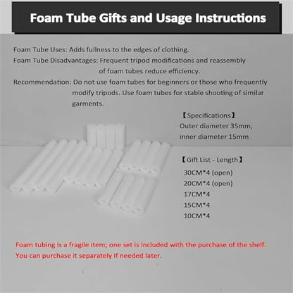 Professional Clothing Photography Dress Form, Adjustable Body Shape Display Stand, for Shirt Skirt Pants Apparel Shooting and Retail Store Display
