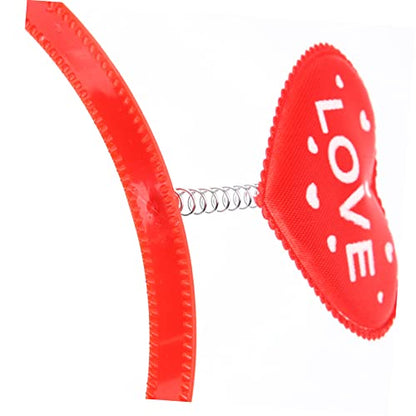 VICASKY 4pcs Valentine Heart Headbands for Adults Cupid Hair Accessories for Weddings and Parties Spring Design for Easy Wear for Celebrations and Photo Props