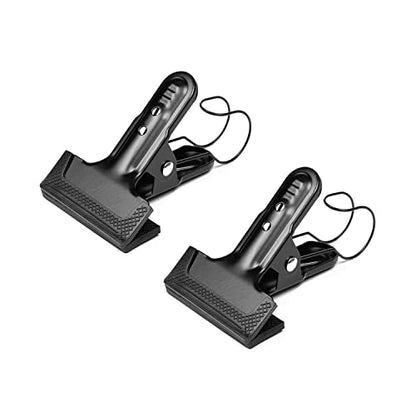 Backdrop Spring Clamps With Hook- 2 Pack of 4" Heavy Duty Clips for Photography Background Stands, Woodworking & Home Improvement Projects - size: 2 Packs