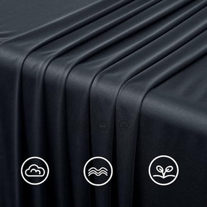 20ftx12ft Black Backdrop Curtain -Wrinkle Free Black Drapes for Birthday Parties, Photography, and Wedding Receptions-4 Panels 5FTx12FT - color: black, size: W5' x H12'(4 panels)