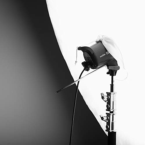 Godox 70 inch 180cm Black White Reflective Umbrella Studio Photography Umbrella, White Inner with Large Diffuser Cover, Bag - color: Black White