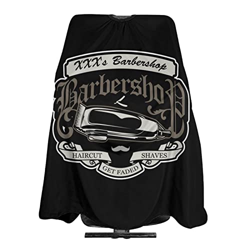 Custom Barber Cape Hairdresser Cape, Personalized Salon Cape for Men, Customized Hair Cutting Cape for Home Salon Barbershop - color: Barber Style-18