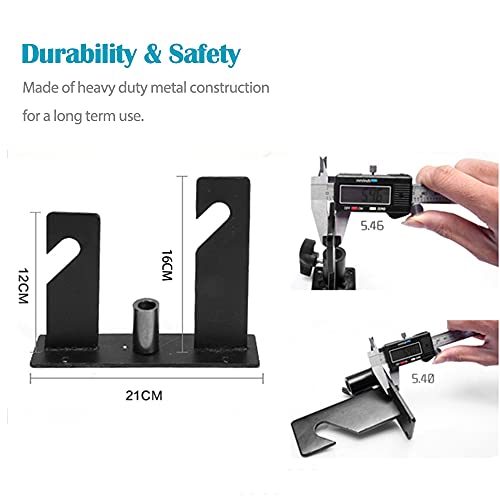Photography Backdrop Double Roller Wall Mounting Manual Background Support System for Using Light Stand, Including Two Double Hooks, Four Expand Bars, Two Chain, Eight Screws
