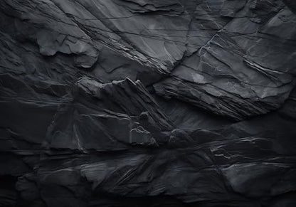 12X8ft Fabric Black Stone Backdrop Abstract Texture Background for Office Living Room Home Decor Party Decorations Photo Booth Props - size: 12X8ft