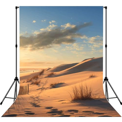 Sand Dunes Backdrop Background for Photography 5x7ft Photobooth Professional Photo Backdrop Curtains Video Photography Studio Photo Backgrounds Banner Booth Background Screen Parties - color: Sand Dunes